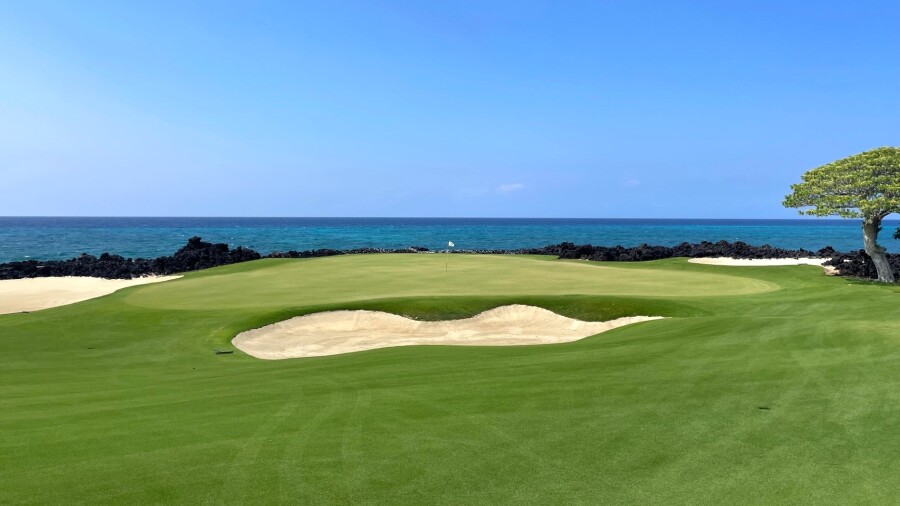 Hualalai Golf Course - hole 17 