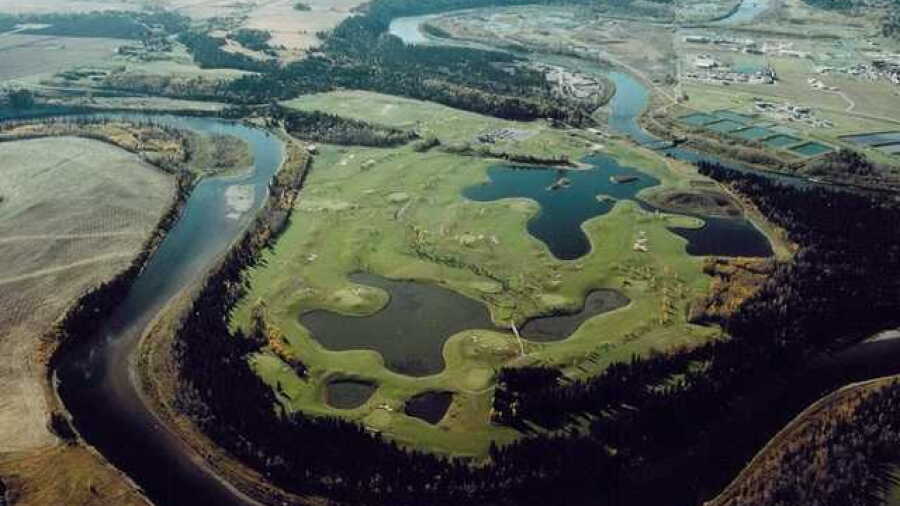 River Bend GC: Aerial
