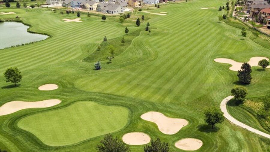 Indian Peaks GC: Aerial view