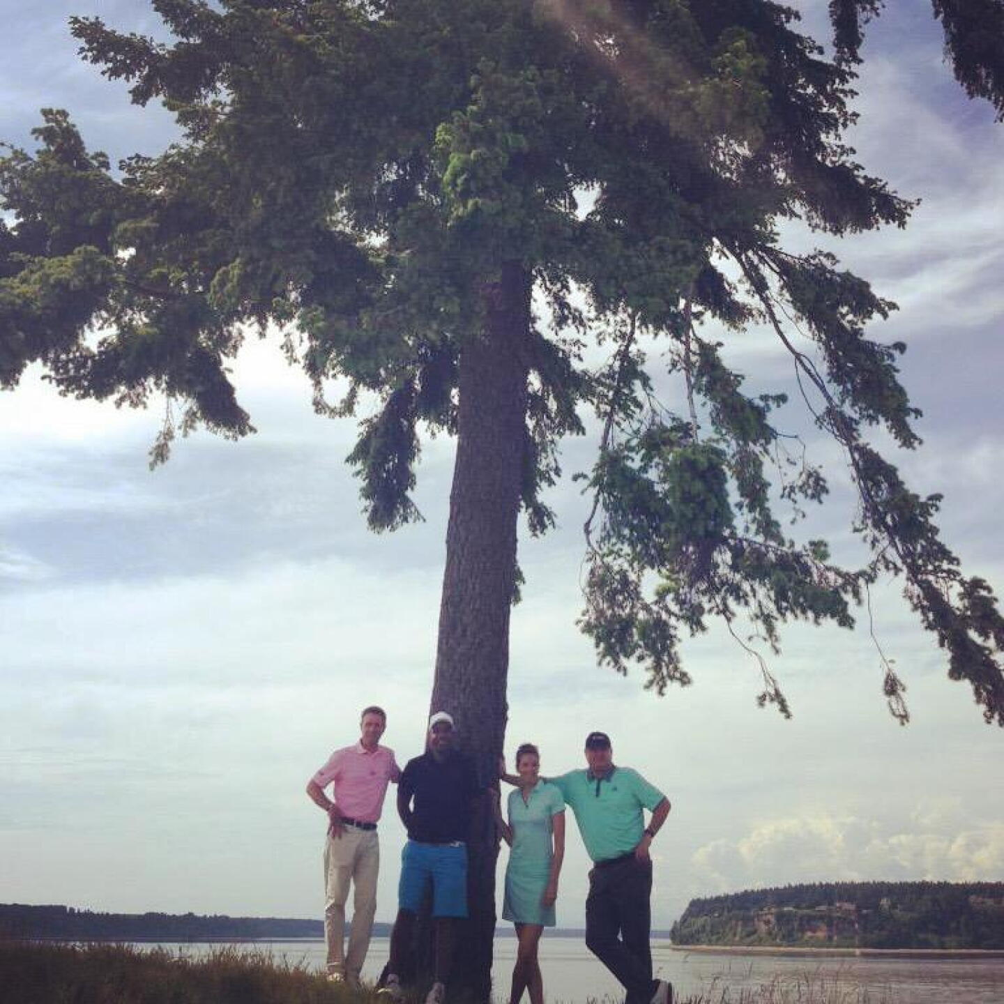 Under the tree! (Photo submitted by CaraRobinsonGC on 05/29/2015)