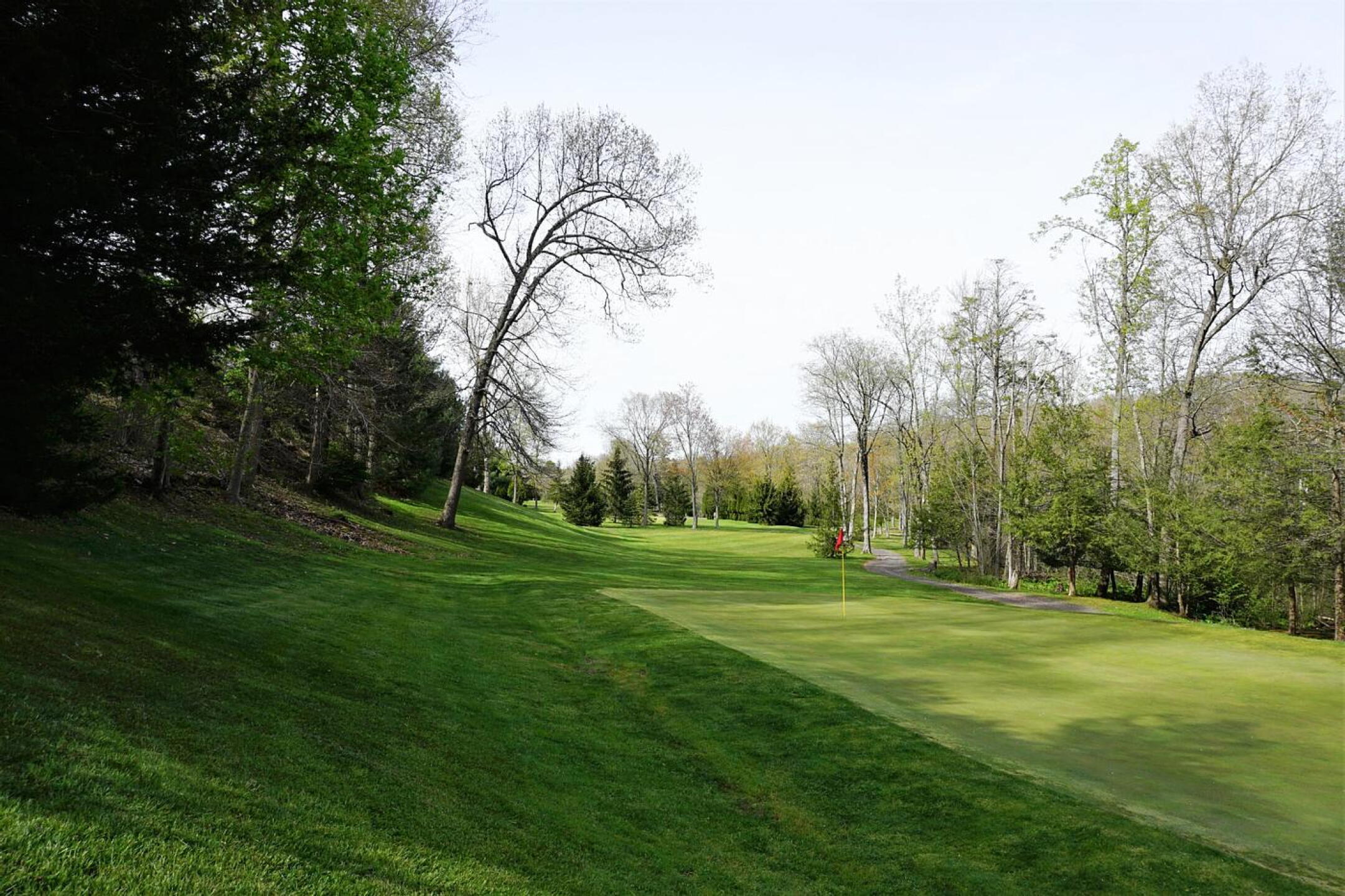 Hole four from behind. It’s short, but tight and challenging. (Photo submitted by AptlyLinked on 05/06/2022)