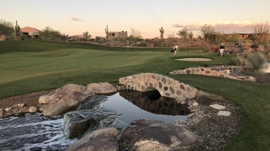 Desert Mountain Club - No. 7 water feature