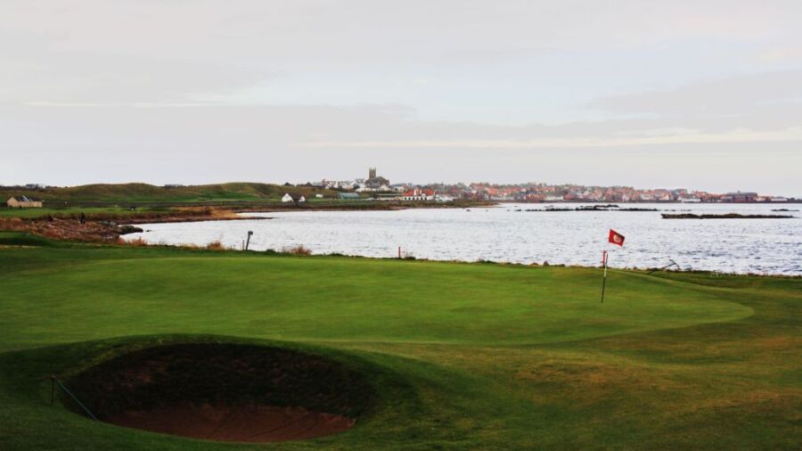 15th green at Dunbar