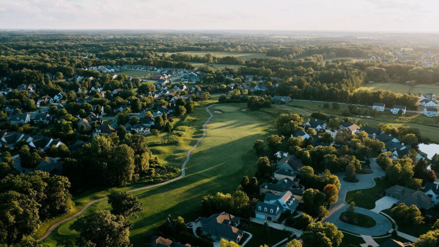The Course at Aberdeen: Aerial