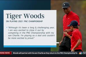 Tiger playing with son Charlie at PNC will be 'gratifying'