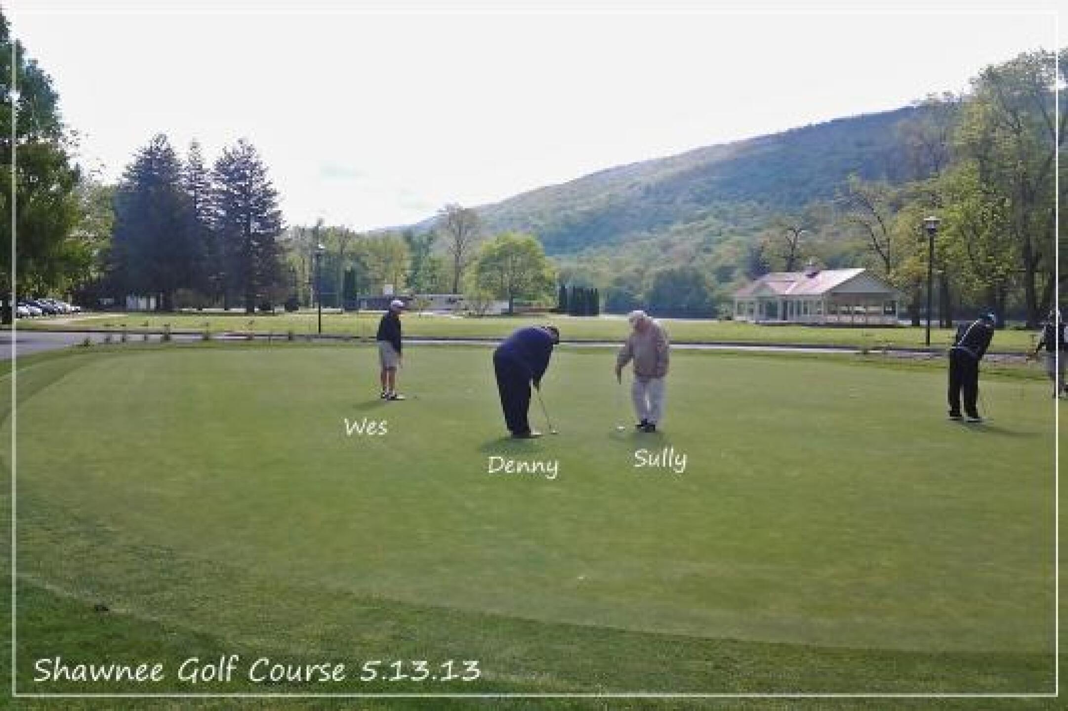 Practicing putting. (Photo submitted by hpawlak on 05/14/2013)