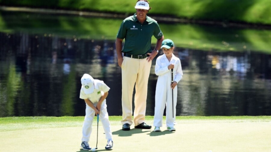 Masters Par 3 Contest - Mickelson Family