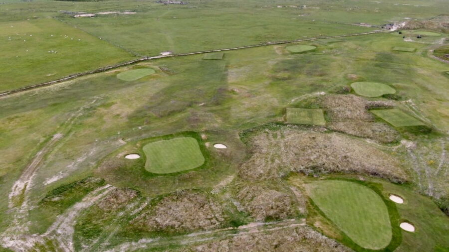 Ballyliffin GC - The Pollan Links: Aerial