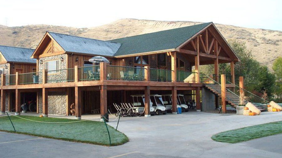 River Ridge GC: clubhouse