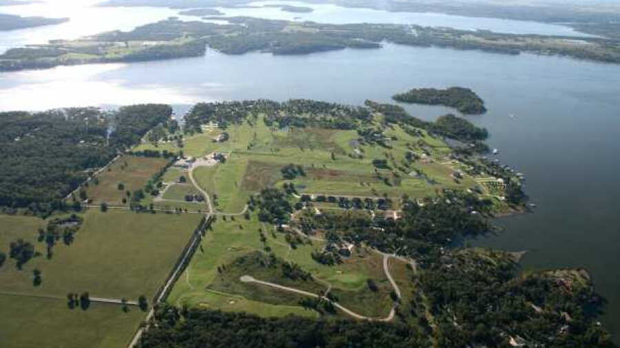 Patricia Island GC: Aerial view