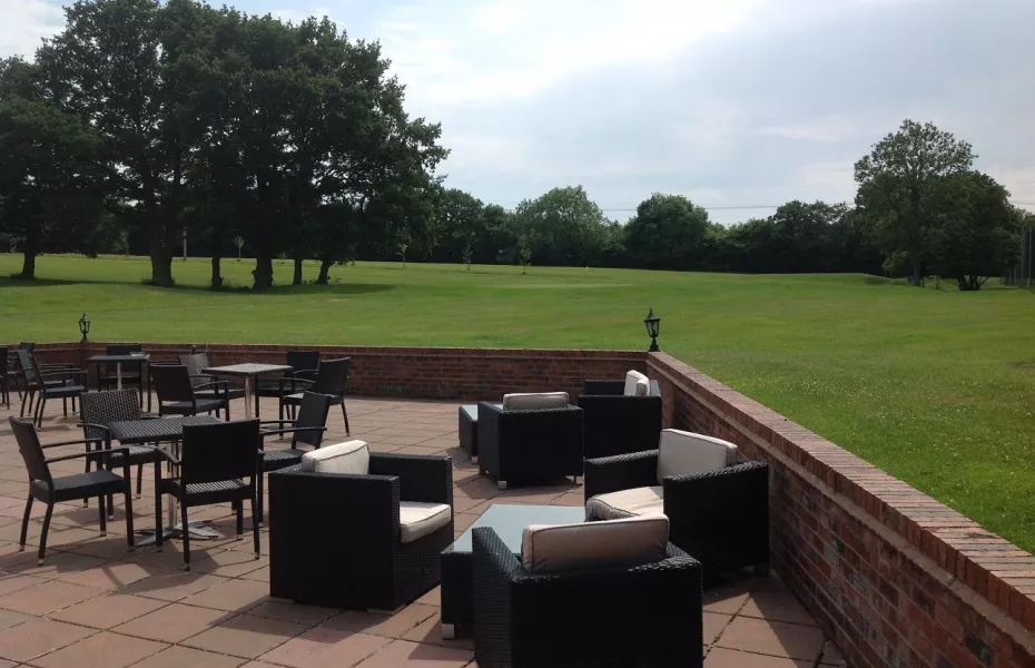 Tidbury Green GC: Terrace