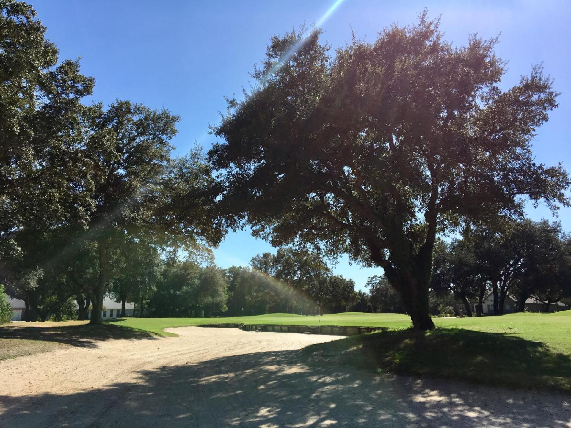 Approach view, par-4 11th hole (Photo submitted by BrandonWebb on 09/27/2019)