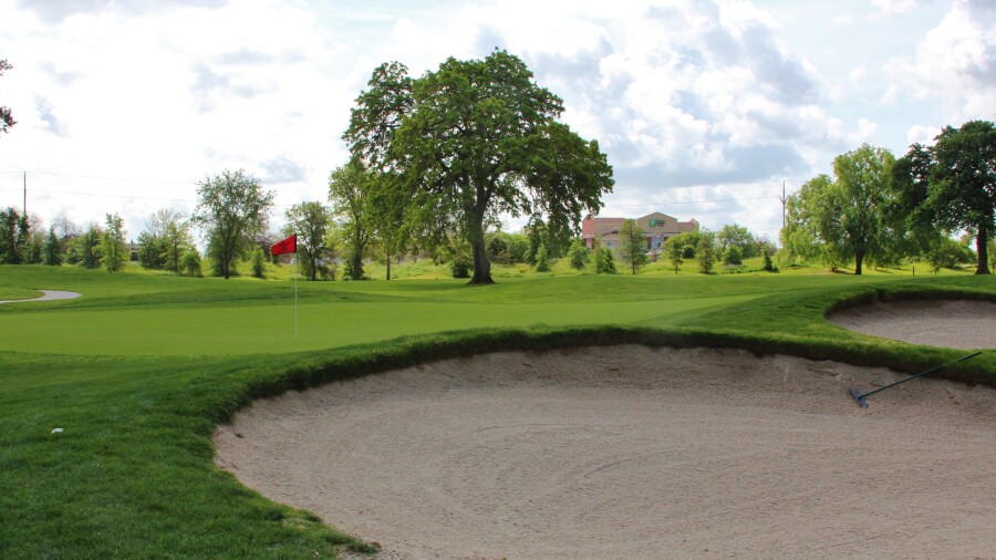 Haggin Oaks - MacKenzie golf course - hole 12