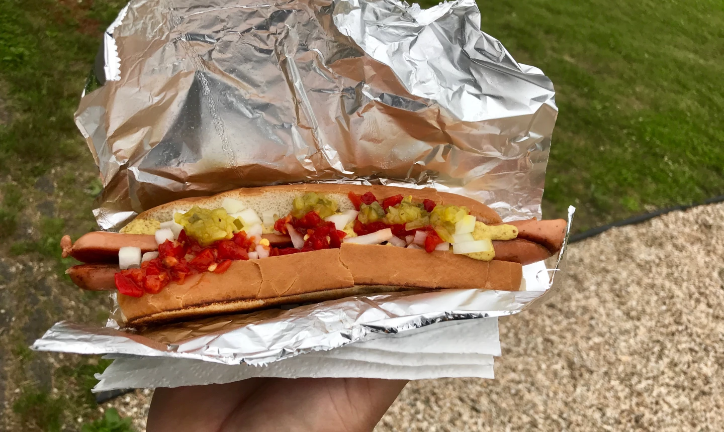 Crestbrook Park hot dog