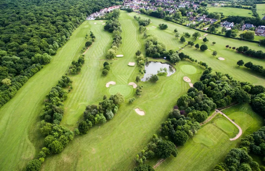 West Essex Golf Club in Sewardstonebury, Epping Forest, England