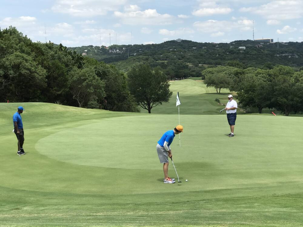 Local Golf Advisors finish up their round at Omni Barton Creek