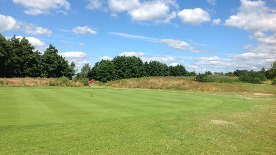 1st green at Hurtmore