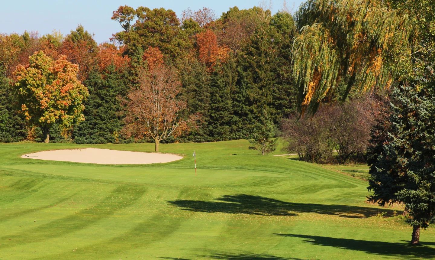 Evergreen Golf Club - North Course - hole 1