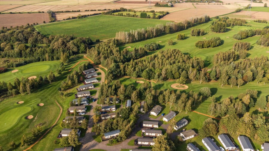 Tydd St Giles GCC: Aerial