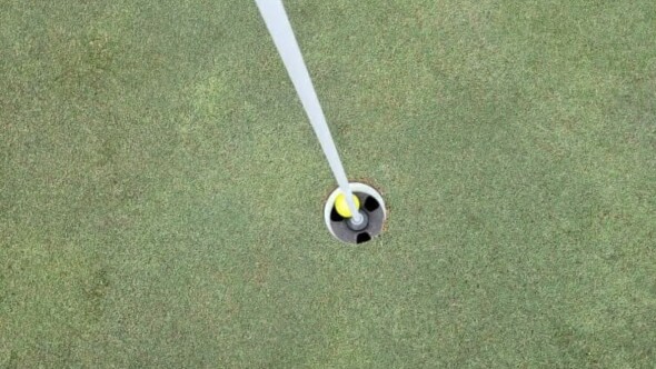 Hole in one - ball in the hole