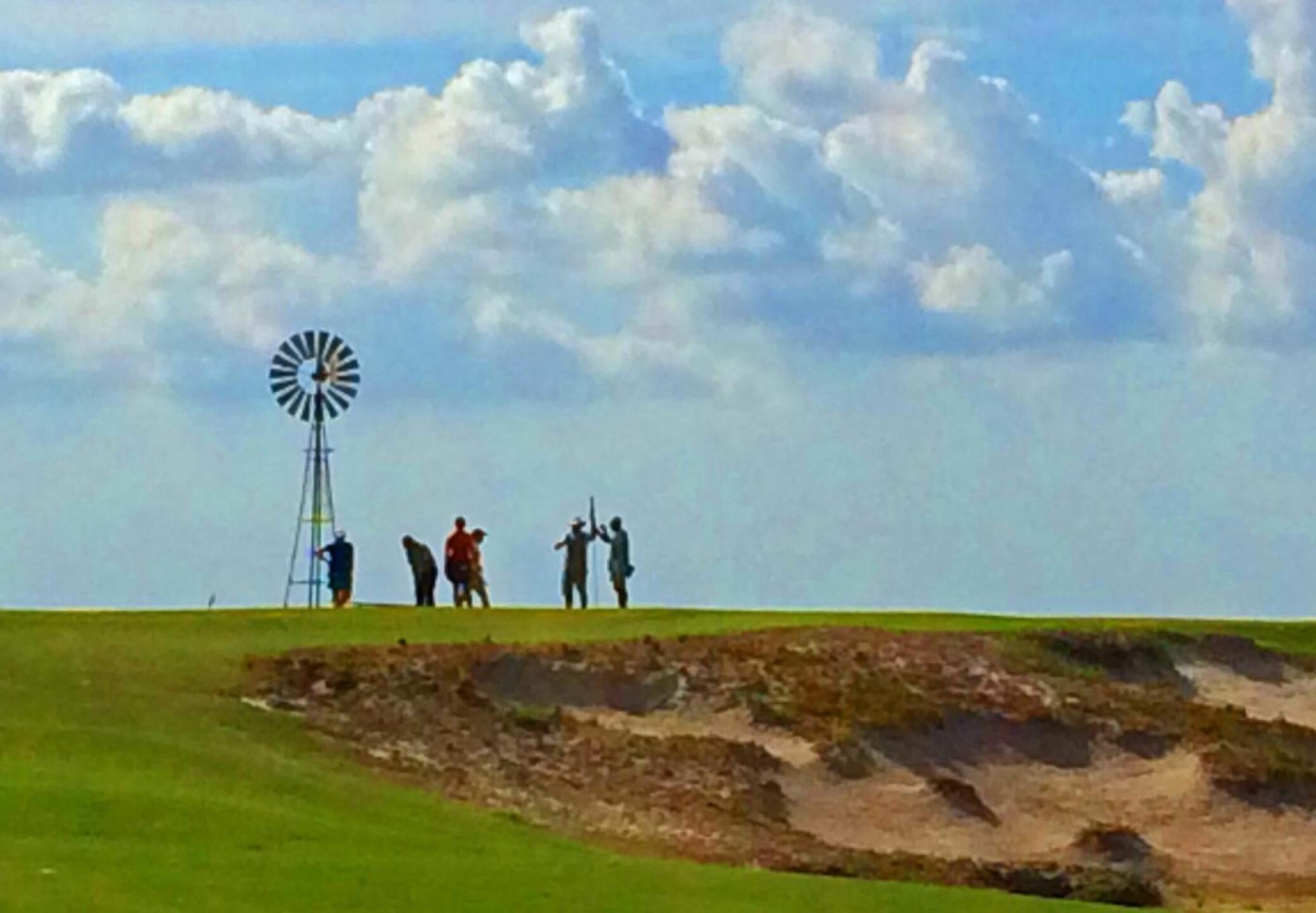 A windmill is the centerpiece of the property (Photo submitted by MikeBaileyGolf on 09/25/2017)