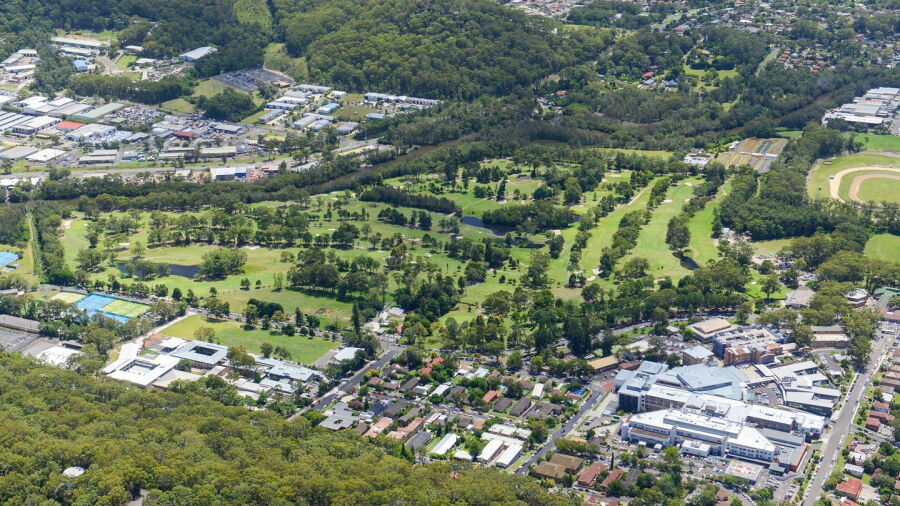 Gosford GC: Aerial