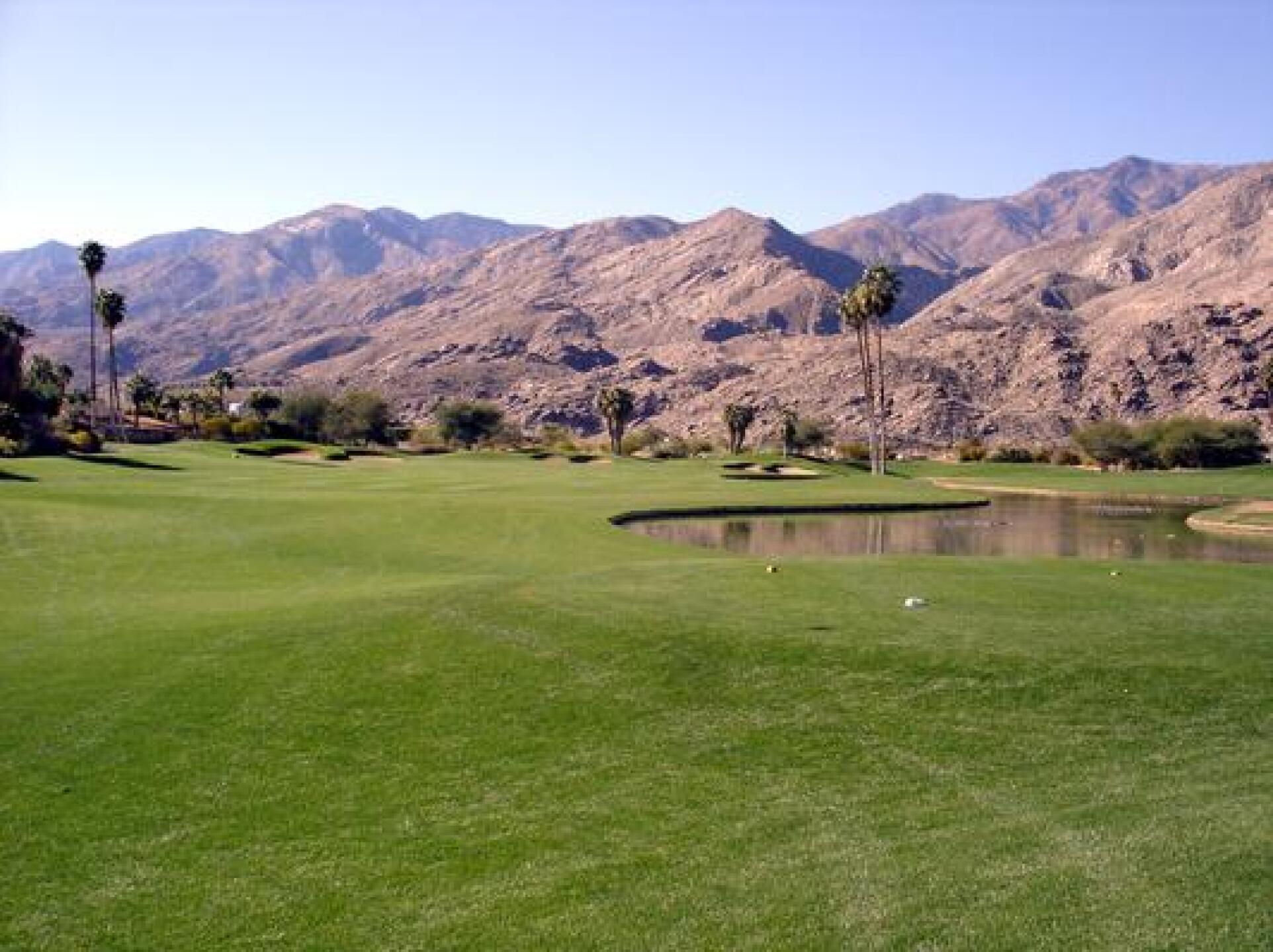 Indian Canyons, South Course, Hole 13, Par 4, 330 yds (Photo submitted by DYakimec on 02/26/2015)