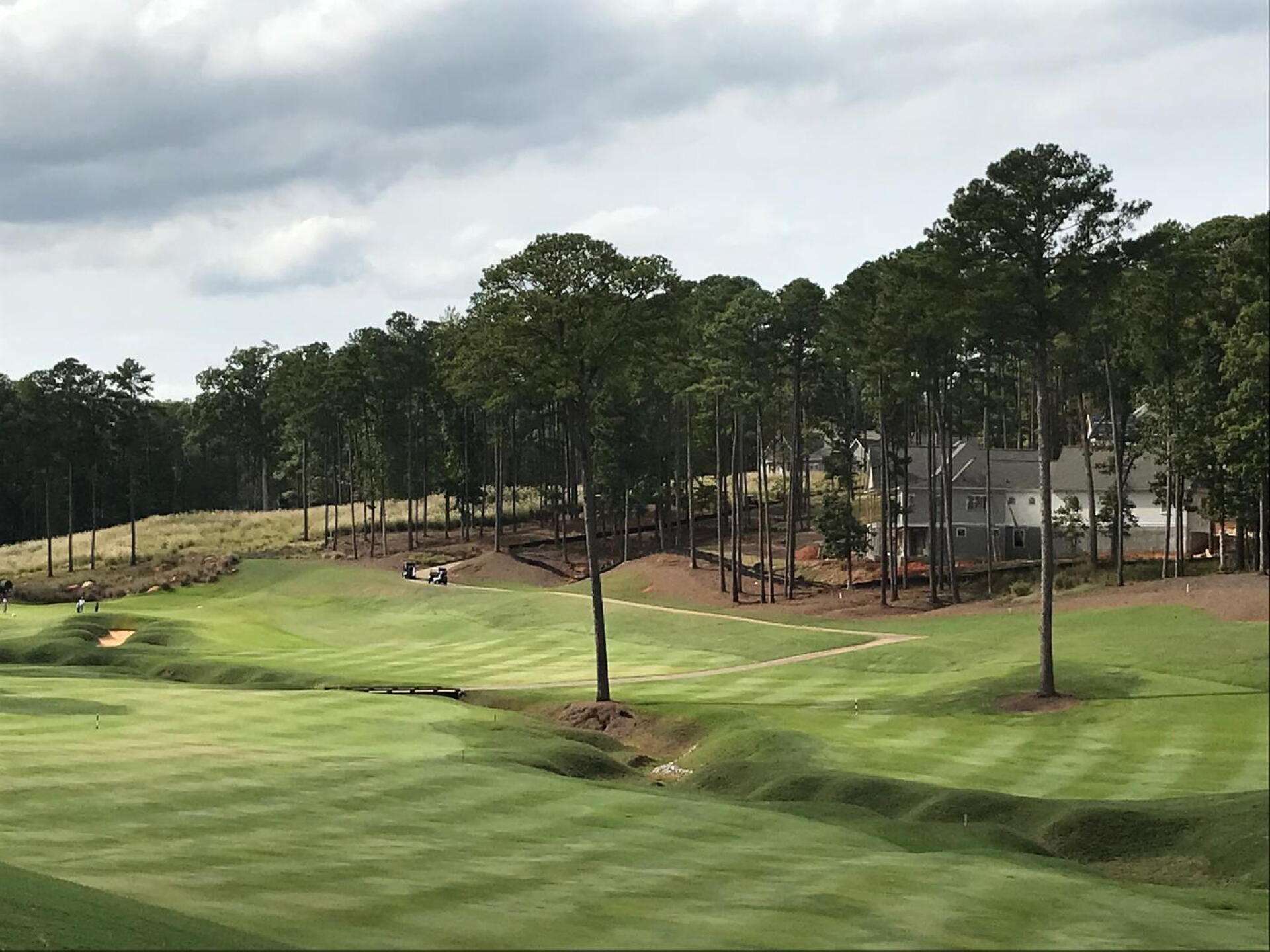 Double fairway on the no. 1 handicap hole, the par-4 fifth. (Photo submitted by MikeBaileyGolf on 10/26/2018)