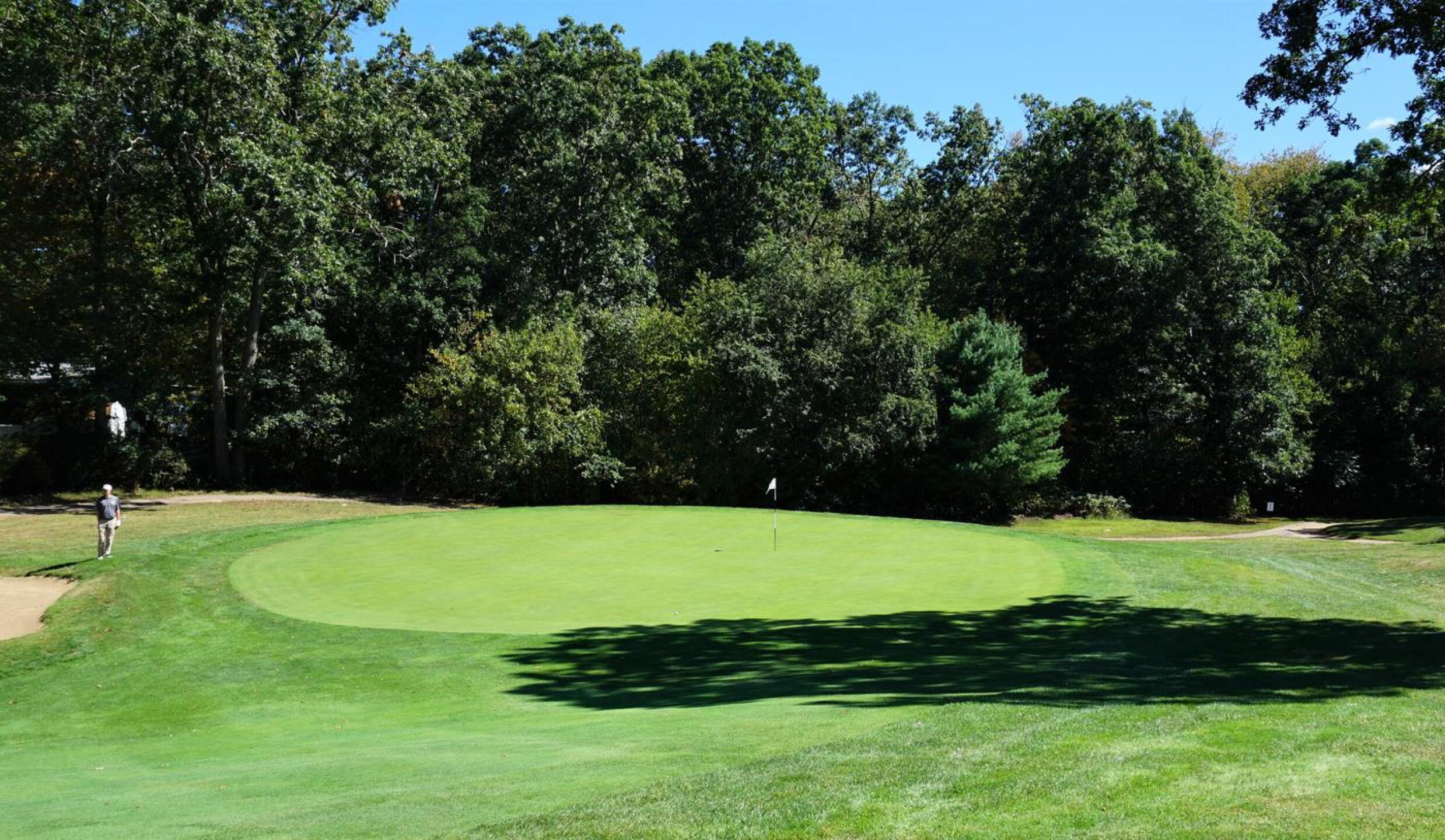Six: Nick, to the left, awaits a pitch shot to be hit by one of our playing partners. (Photo submitted by AptlyLinked on 09/16/2020)