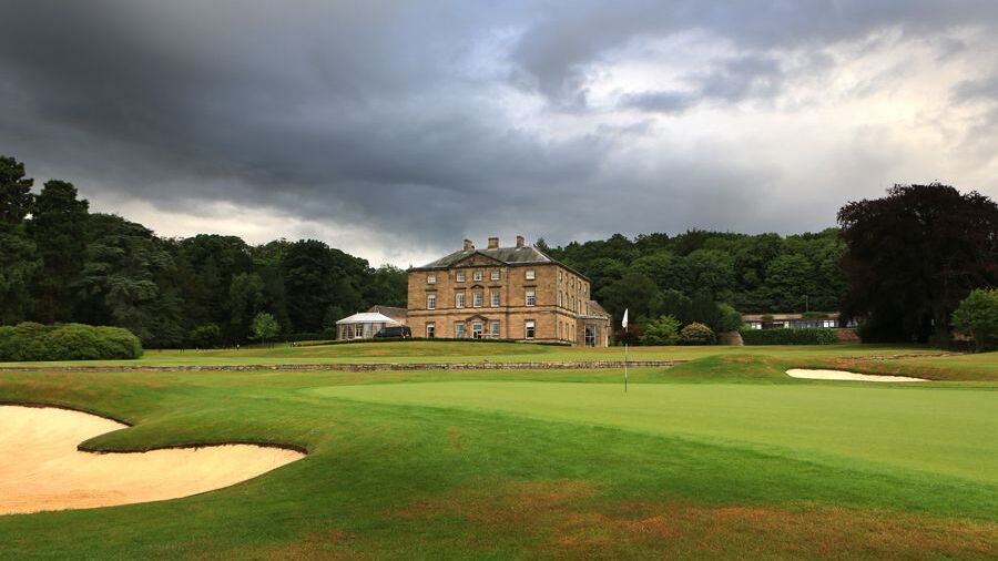 The 9th hole on the Filly Course