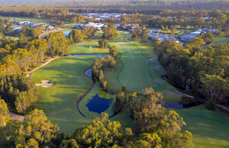 Pacific Dunes GC: Aerial