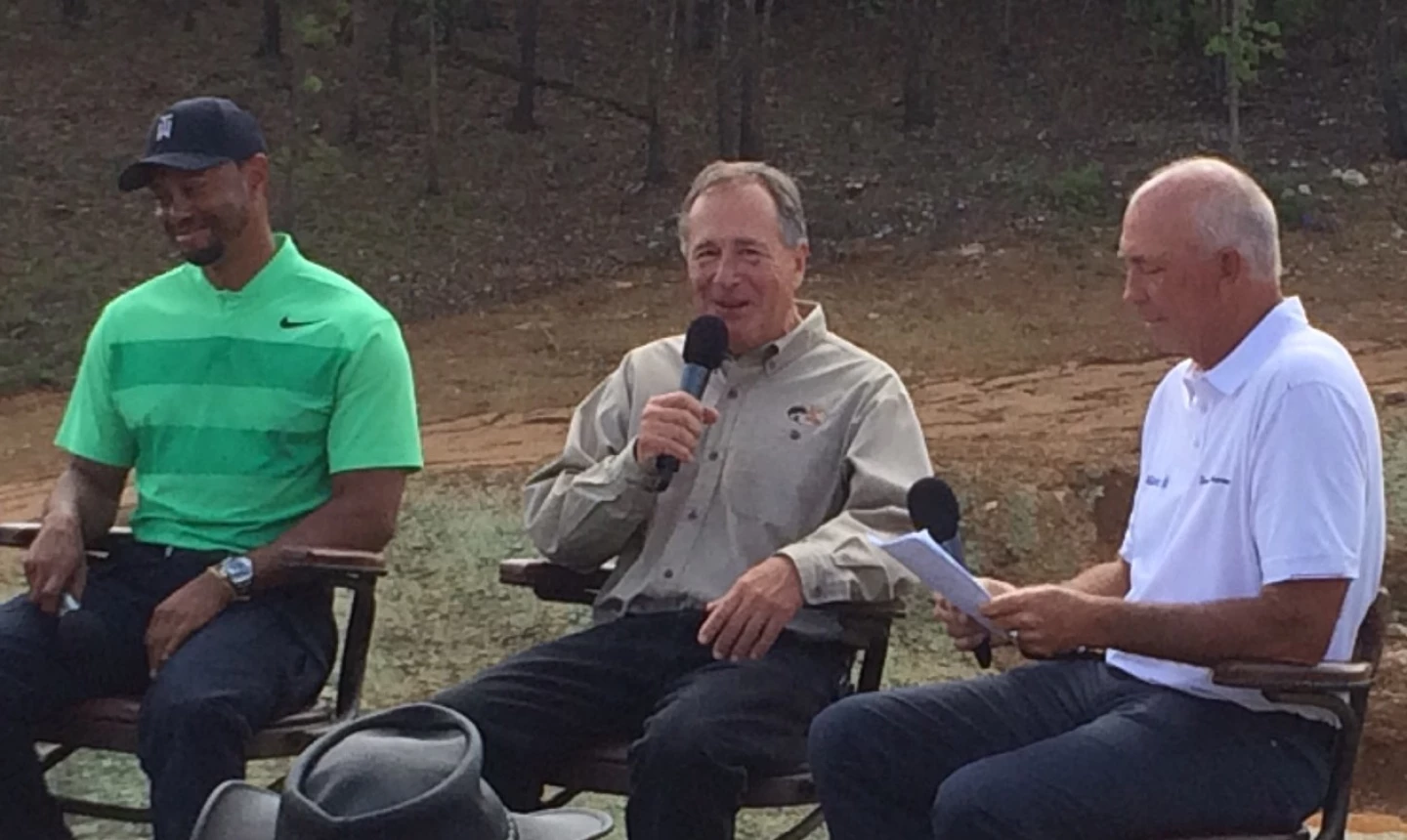 Tiger Woods, Johnny Morris, Tom Lehman