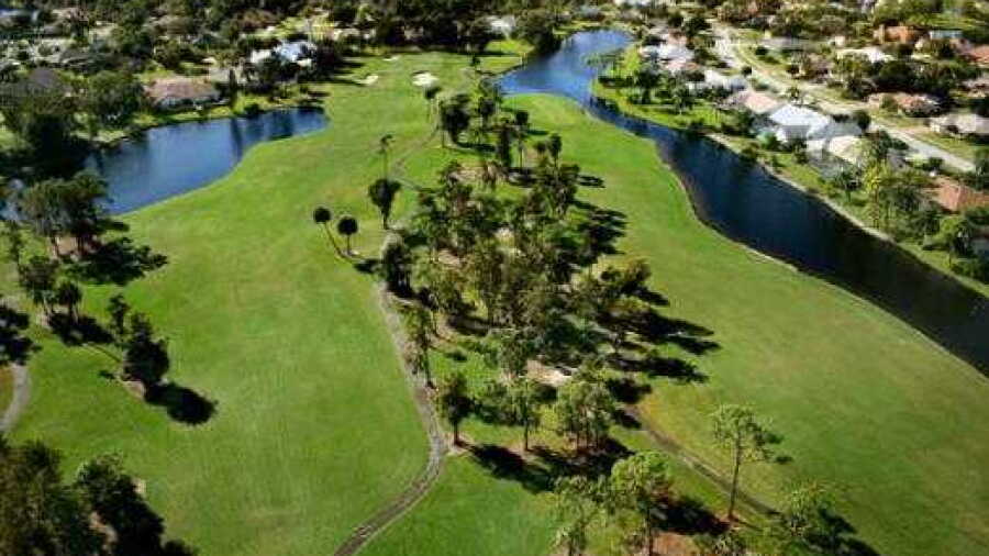 East at Imperial GC: Aerial view