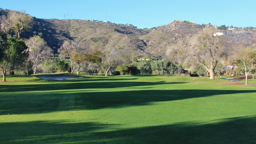Willow Glen course at Sycuan Golf Resort - hole 15