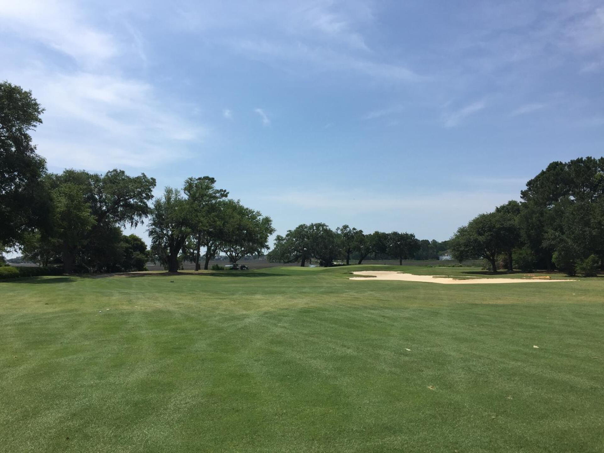 The shortish par-4 12th at Pawleys Plantation teases the marsh-side to come. (Photo submitted by TimGavrichGP on 11/08/2017)