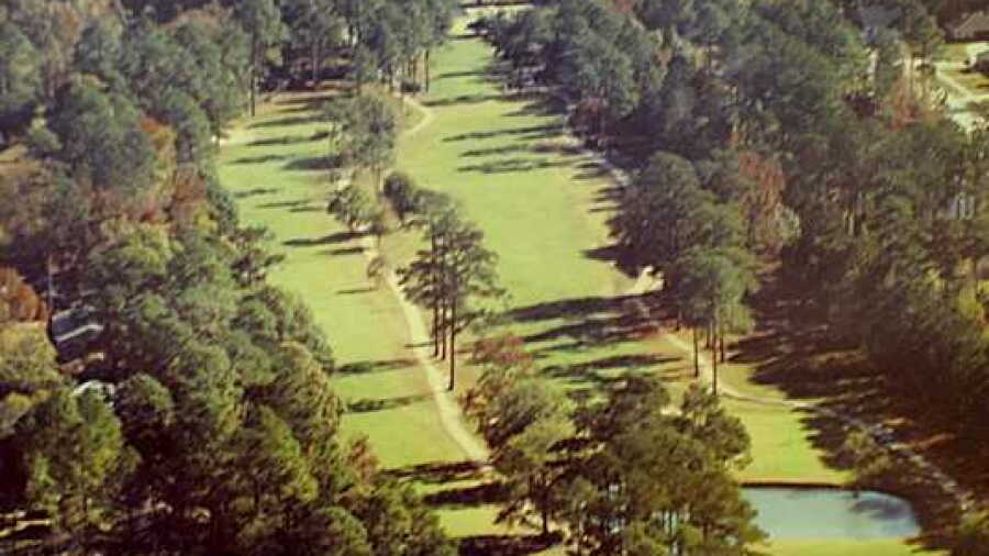 Pinewood GC: Aerial view