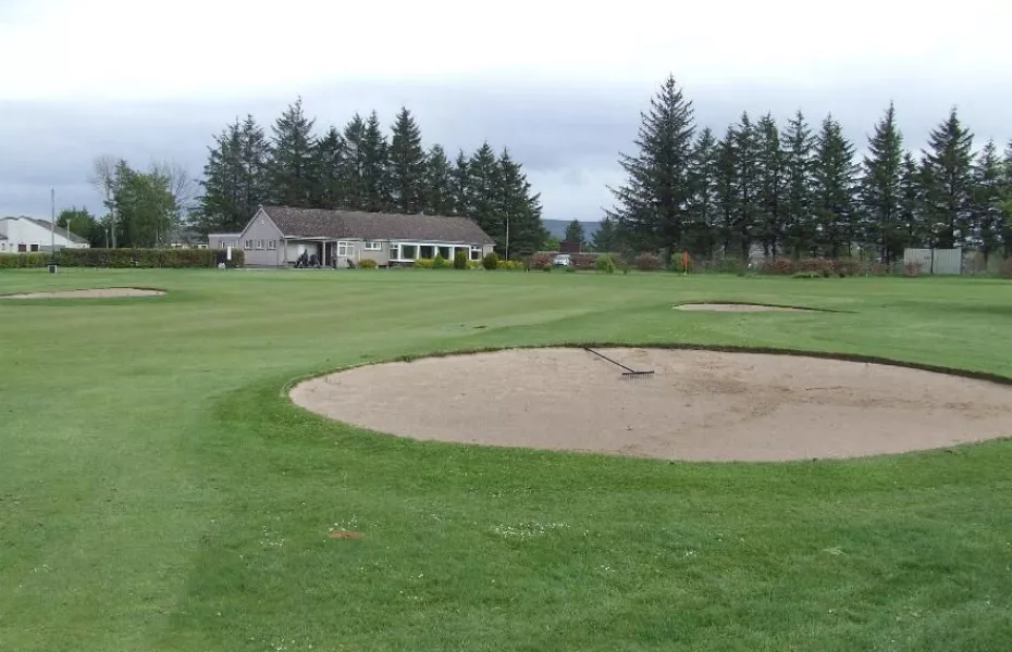 Keith GC: 18th green