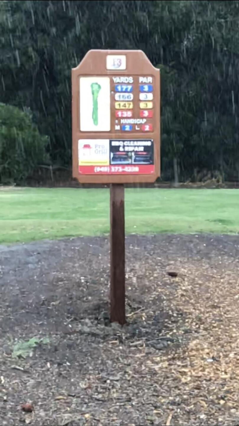 Hole 13 before the heavy rain (Photo submitted by u314162468766 on 02/24/2022)
