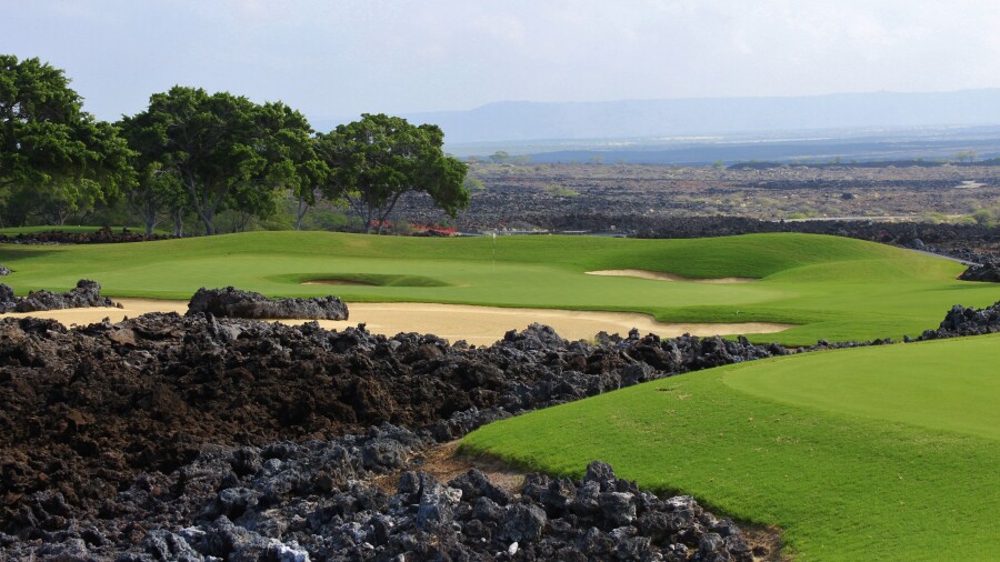 Hualalai Golf Club - Jack Nicklaus golf course - hole 12