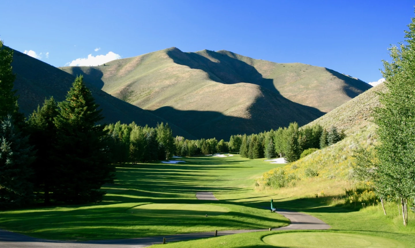 Sun Valley Resort- Trail Creek golf course - hole 16 tee