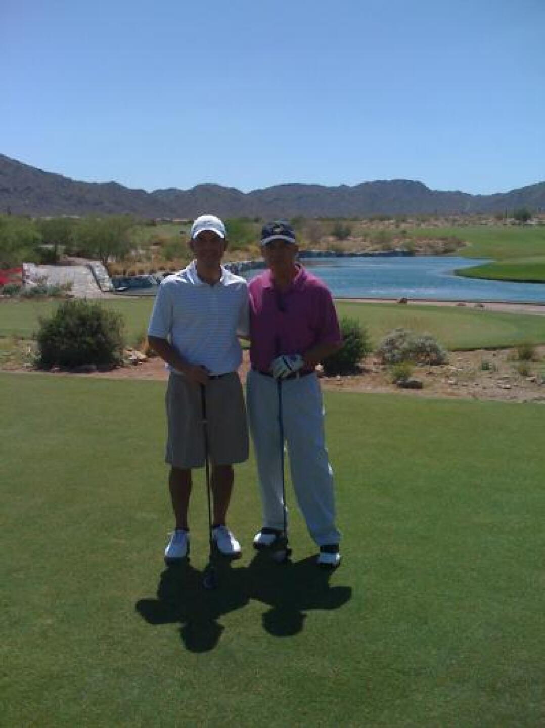 Father Steve and Son Chris (Photo submitted by stevep on 08/10/2013)