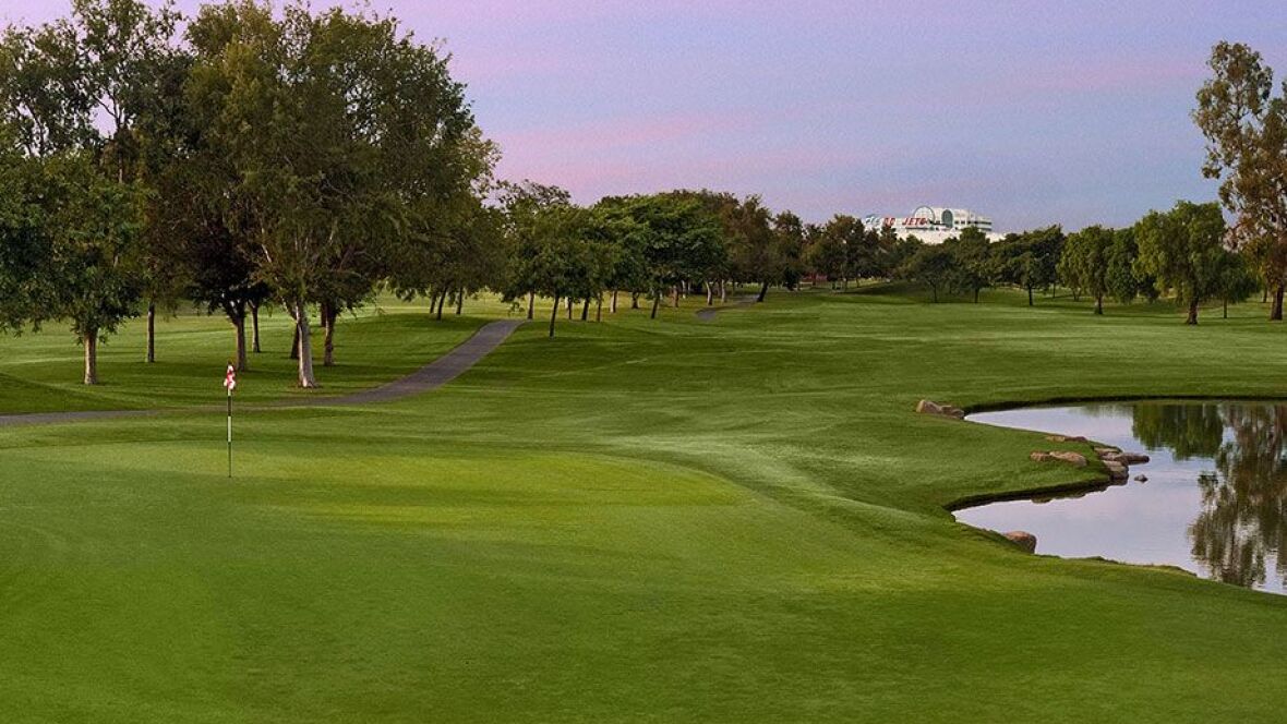 Destroyer at Seal Beach Navy Golf Course in Cypress, California, USA