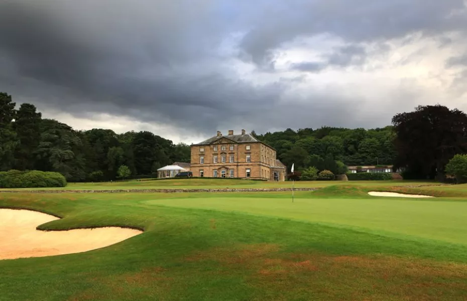 The 9th hole on the Filly Course