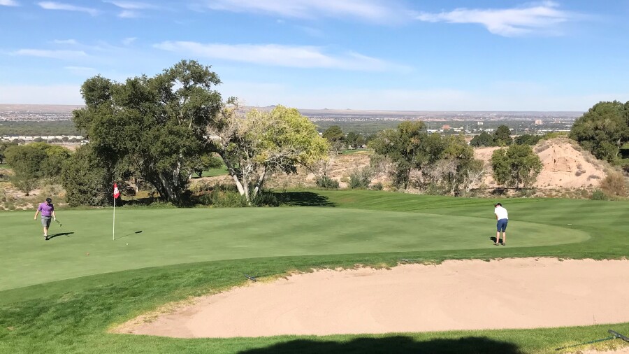 University of New Mexico Championship Course - hole 8 
