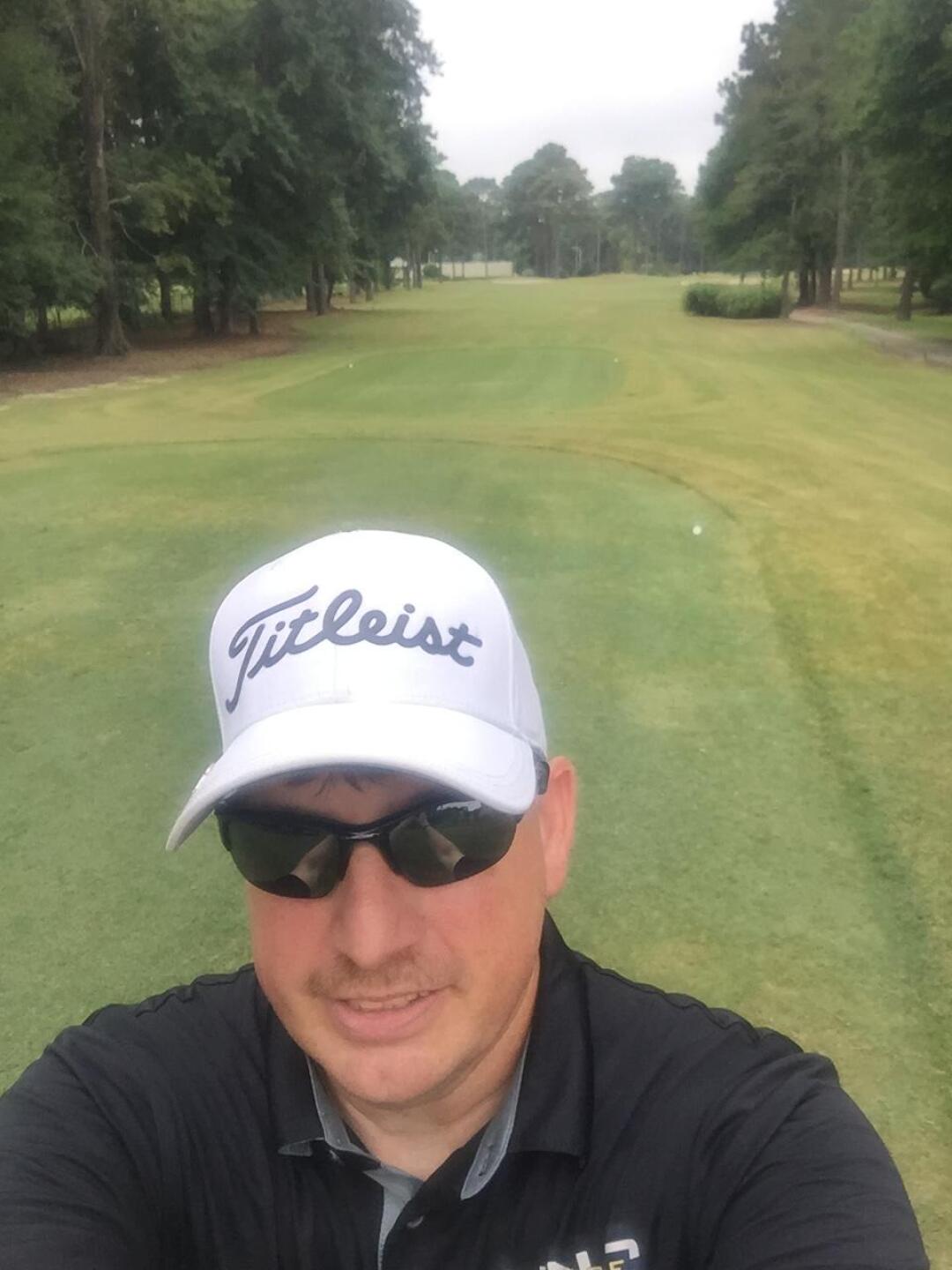 Me with hole #3 behind me (Photo submitted by Pembroke540 on 08/07/2019)