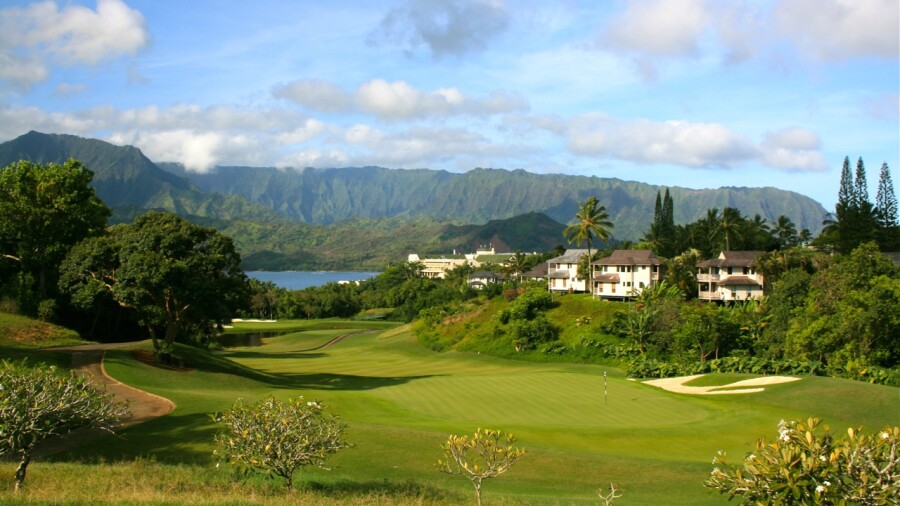 Makai Golf Club at St. Regis Princeville - hole 4