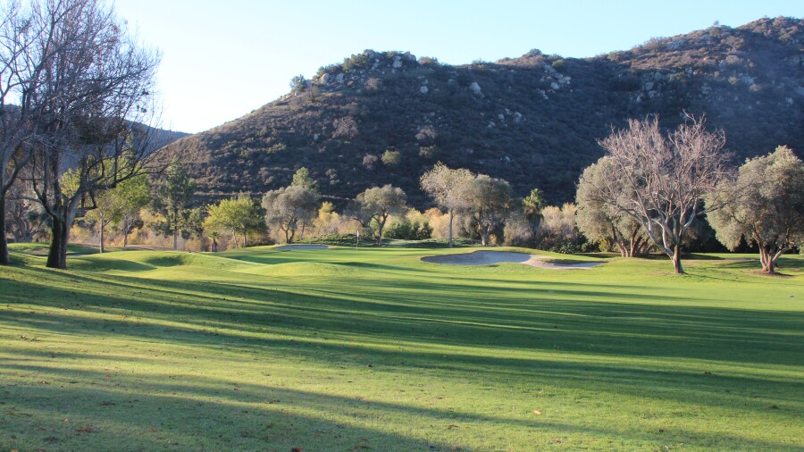 Willow Glen course at Sycuan Golf Resort - hole 10