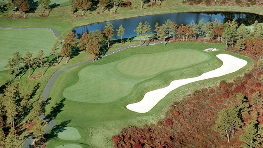 The Championship at Waverly Oaks GC: Aerial