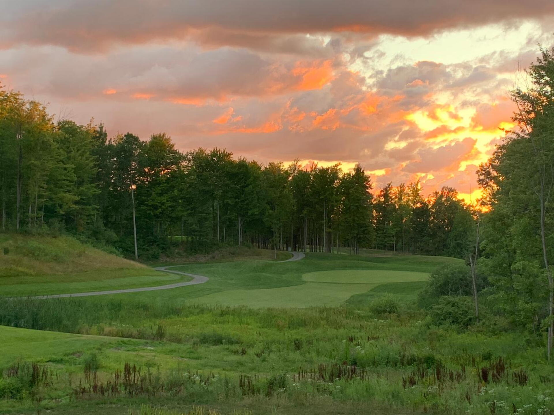 Hole 11 (Par 3) from the Cabin Balcony (Photo submitted by u000004028077 on 08/23/2020)