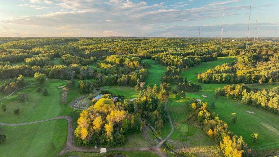 Enger Park GC: Aerial